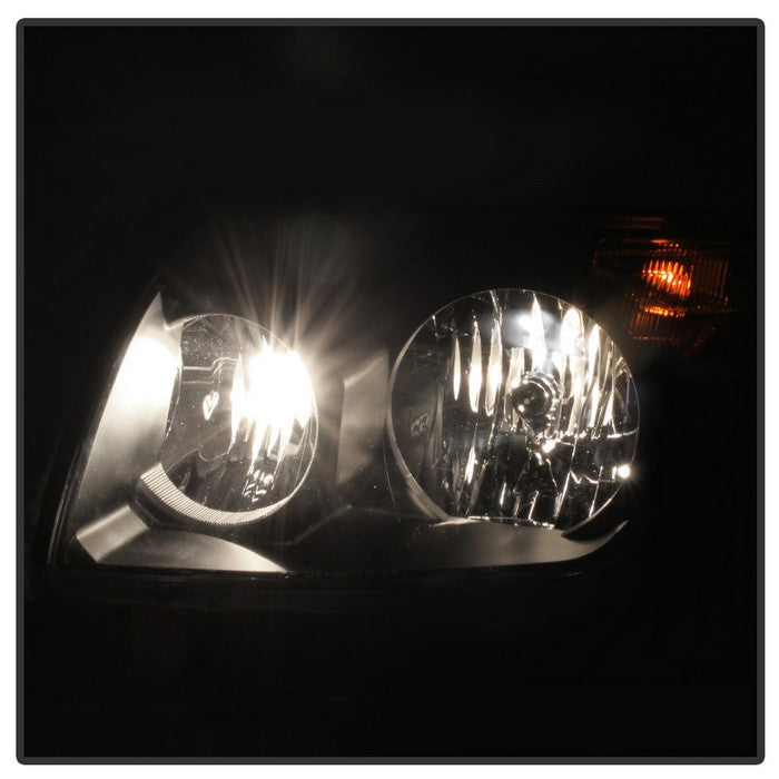SPYDER Xtune Toyota 4Runner 03-05 Crystal Headlights Black HD-JH-T4R03-AM-BK 9023583