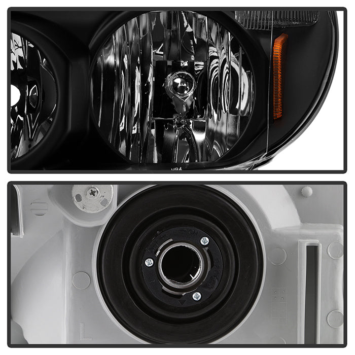 SPYDER Xtune Toyota 4Runner 03-05 Crystal Headlights Black HD-JH-T4R03-AM-BK 9023583