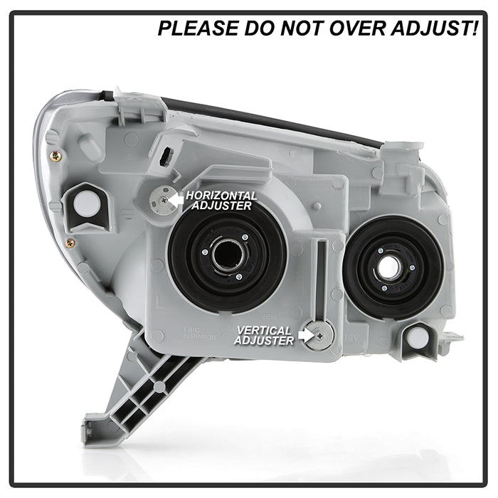 SPYDER Xtune Toyota 4Runner 03-05 Crystal Headlights Black HD-JH-T4R03-AM-BK 9023583