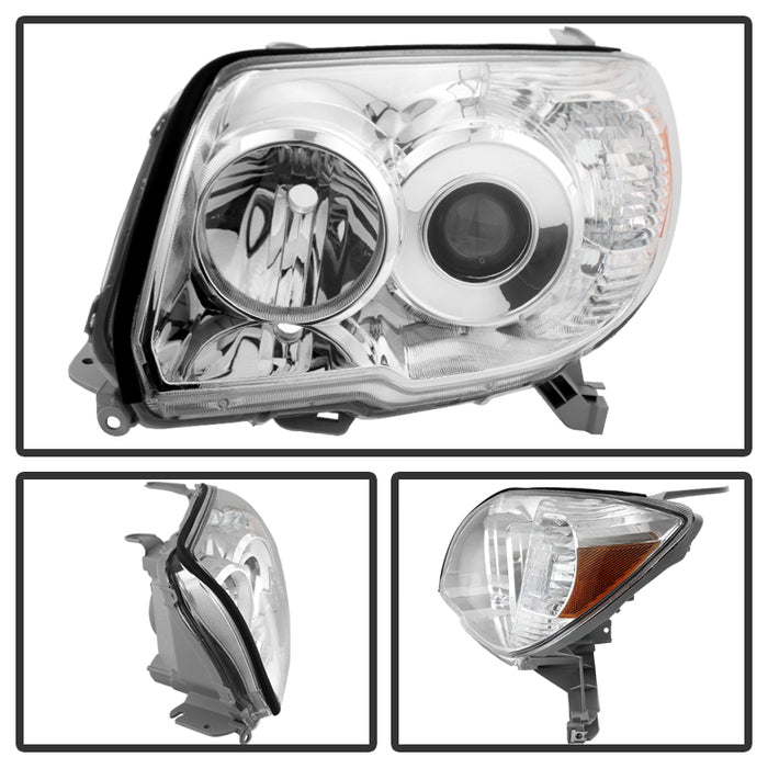 SPYDER Xtune Toyota 4Runner 06-09 Crystal Headlights Chrome HD-JH-T4R06-AM-C 9023743