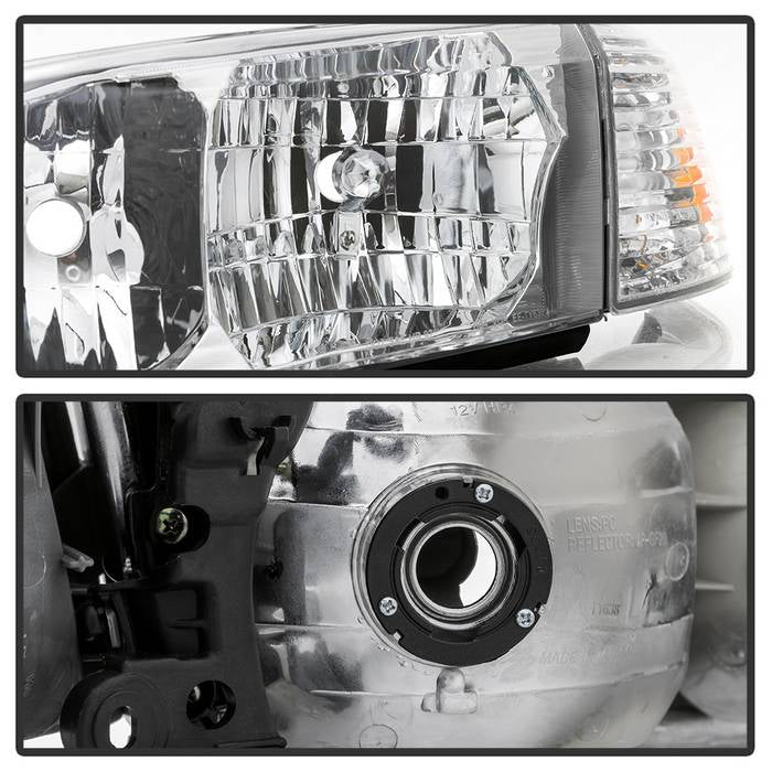 SPYDER xTune 00-01 Toyota Camry 4pc OEM Style Headlights w/Corner Lights - Chrome (HD-JH-TCAM00-SET-C) 9042812