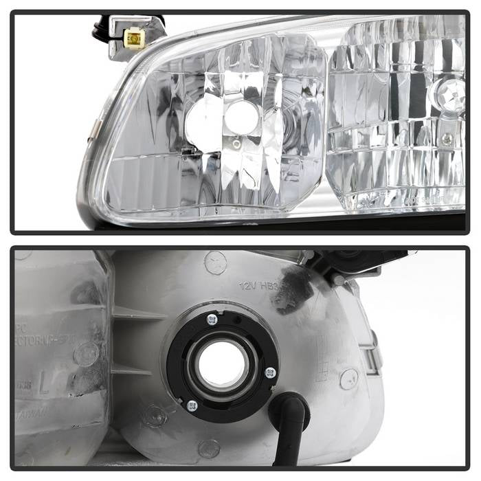 SPYDER xTune 00-01 Toyota Camry 4pc OEM Style Headlights w/Corner Lights - Chrome (HD-JH-TCAM00-SET-C) 9042812