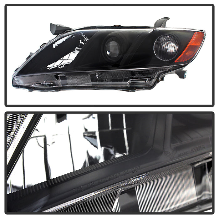 SPYDER Xtune Toyota Camry 07-09 OEM Style Headlights Black HD-JH-TCAM07-AM-BK 9029752