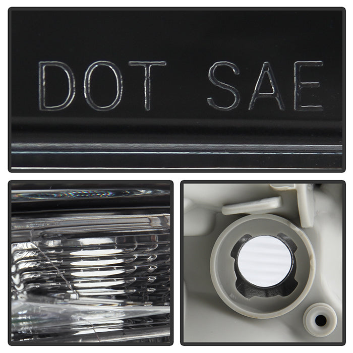 SPYDER Xtune Toyota Camry 10-11 ( USa Built/Nal ) Amber Projector Headlights Black HD-JH-TCAM10-AM-BK 5072870