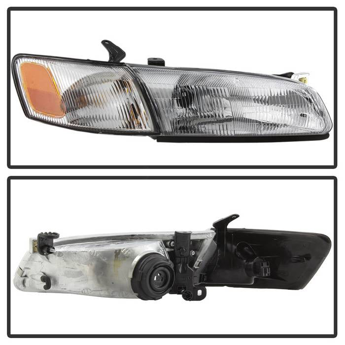 SPYDER xTune 97-99 Toyota Camry 4pc OEM Style Headlights w/Corner Lights - Chrome (HD-JH-TCAM97-SET-C) 9042843