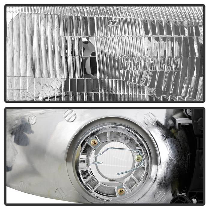 SPYDER xTune 97-99 Toyota Camry 4pc OEM Style Headlights w/Corner Lights - Chrome (HD-JH-TCAM97-SET-C) 9042843