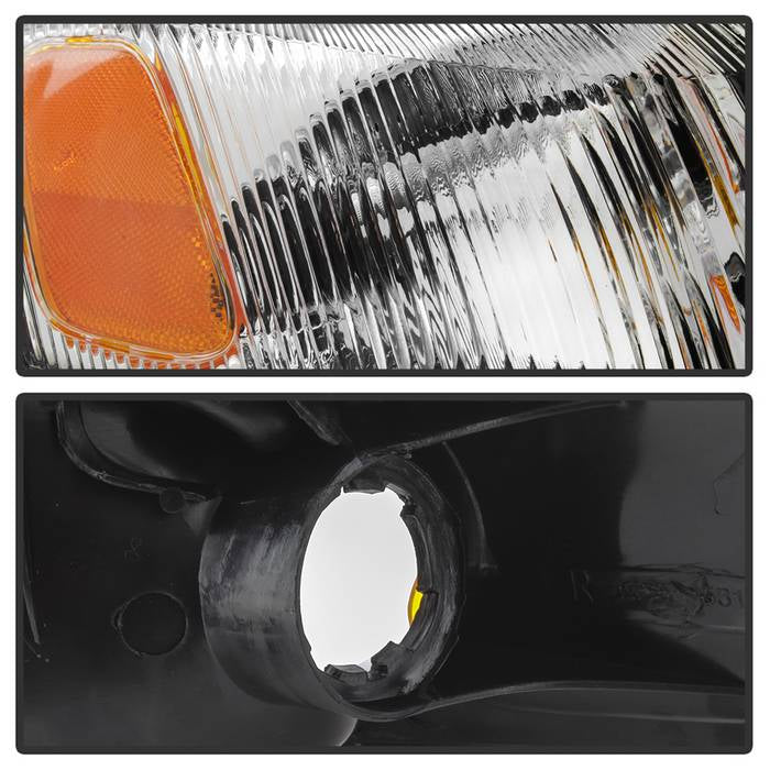SPYDER xTune 97-99 Toyota Camry 4pc OEM Style Headlights w/Corner Lights - Chrome (HD-JH-TCAM97-SET-C) 9042843