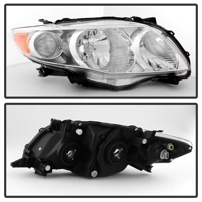SPYDER xTune Toyota Corolla 2009-2010 Passenger Side Headlight -OEM Left HD-JH-TCO09-OE-R 9035920