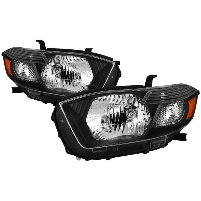 SPYDER xTune 08-10 Toyota Highlander (Excl Hybrid/Sport) OEM Style Headlights -Blk (HD-JH-THIGH08-AM-BK) 9044144