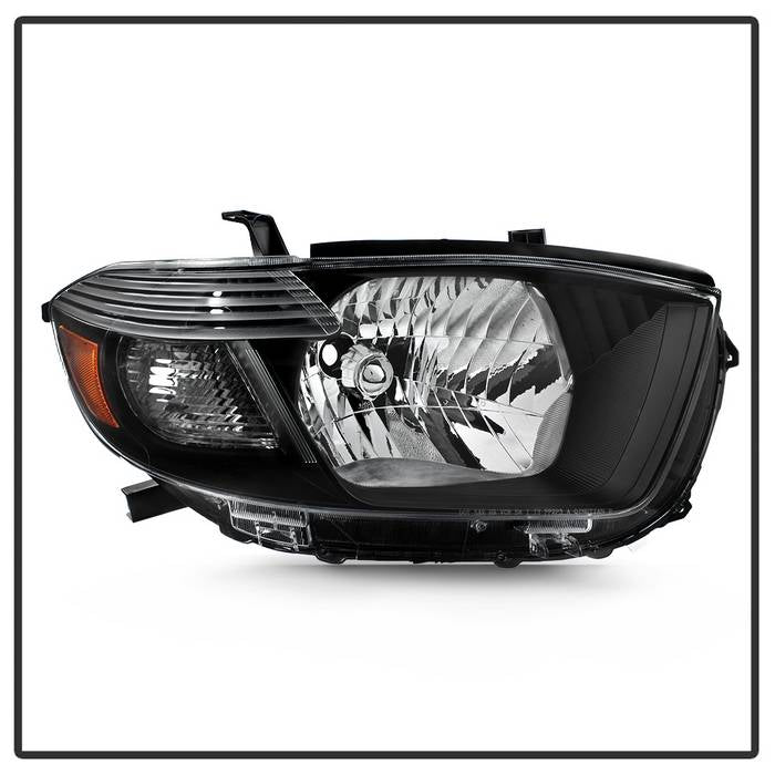 SPYDER xTune 08-10 Toyota Highlander (Excl Hybrid/Sport) OEM Style Headlights -Blk (HD-JH-THIGH08-AM-BK) 9044144