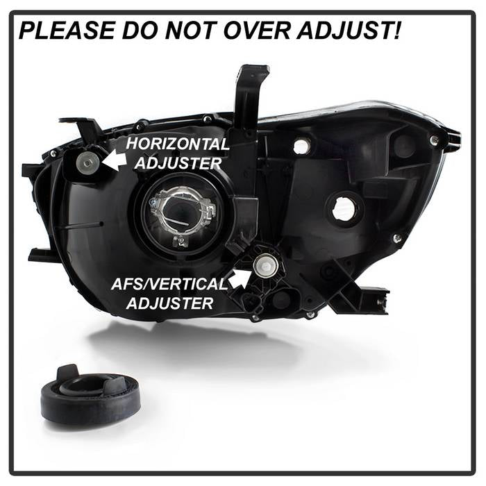 SPYDER xTune 08-10 Toyota Highlander (Excl Hybrid/Sport) OEM Style Headlights -Blk (HD-JH-THIGH08-AM-BK) 9044144