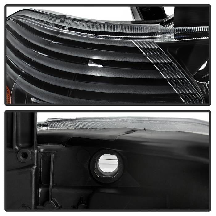 SPYDER xTune 08-10 Toyota Highlander (Excl Hybrid/Sport) OEM Style Headlights -Blk (HD-JH-THIGH08-AM-BK) 9044144