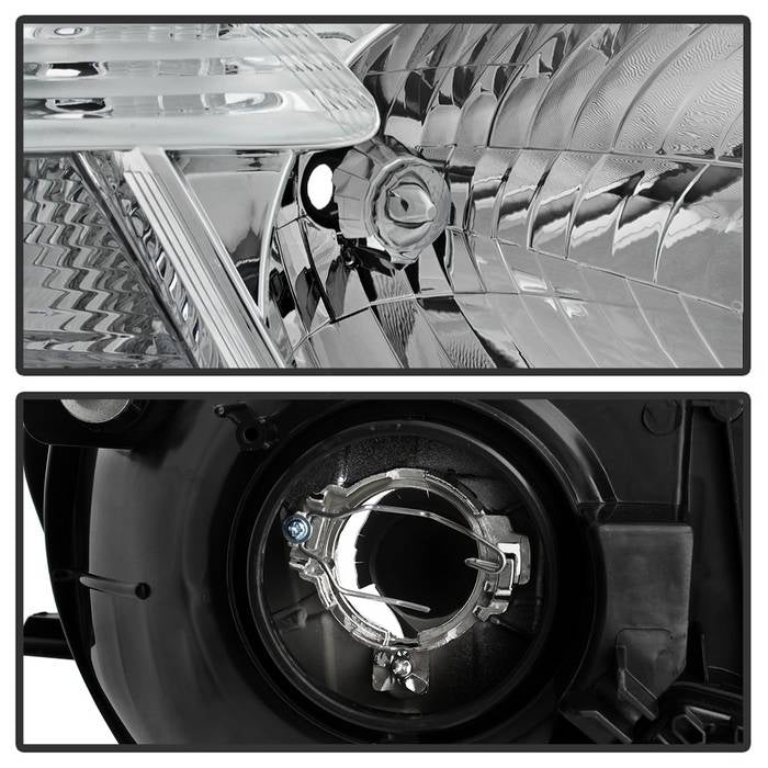 SPYDER xTune 08-10 Toyota Highlander (Excl Hybrid/Sport) OEM Style Headlights - Chrome (HD-JH-THIGH08-AM-C) 9044151