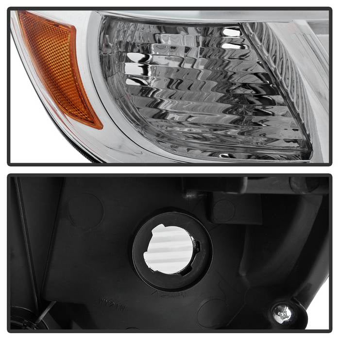 SPYDER xTune 08-10 Toyota Highlander (Excl Hybrid/Sport) OEM Style Headlights - Chrome (HD-JH-THIGH08-AM-C) 9044151