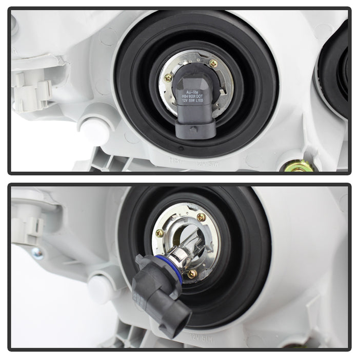 SPYDER Xtune Toyota Matrix 03-08 Crystal Headlights Black HD-JH-TM03-AM-BK 9023712