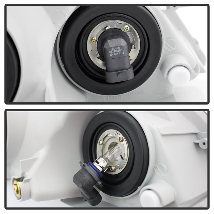 SPYDER Xtune Toyota Matrix 03-08 Crystal Headlights Black HD-JH-TM03-AM-BK 9023712