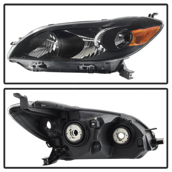 SPYDER xTune 09-13 Toyota Matrix OEM Style Headlights - Black (HD-JH-TM09-AM-BK) 9039164
