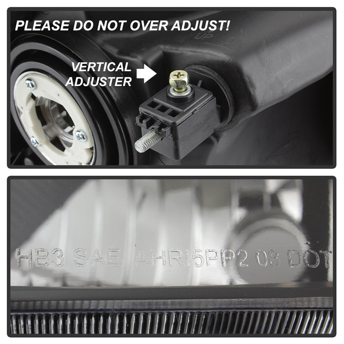 SPYDER xTune 09-13 Toyota Matrix OEM Style Headlights - Black (HD-JH-TM09-AM-BK) 9039164