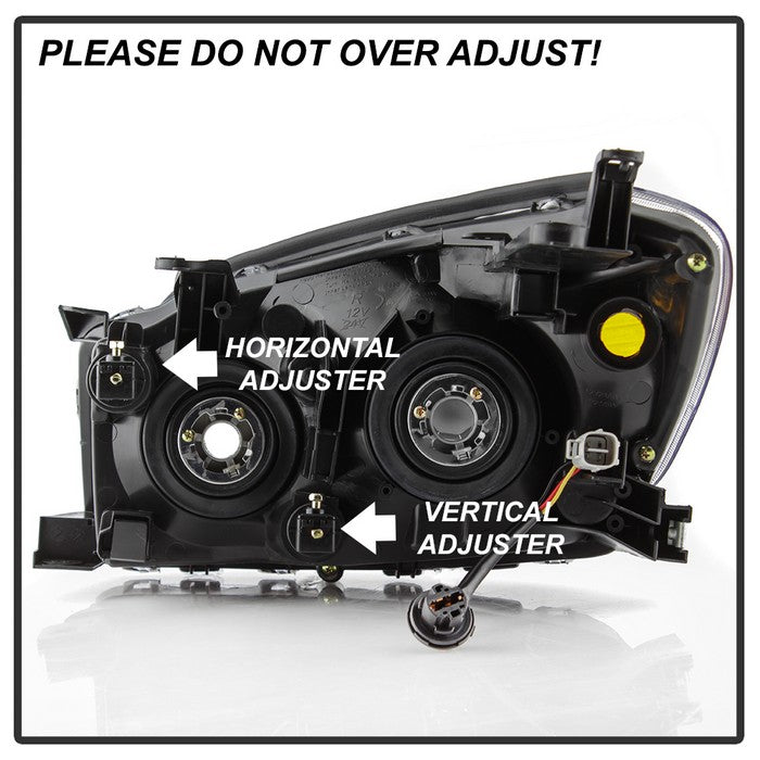 SPYDER xTune 06-08 Toyota RAV4 OEM Style Headlights - Chrome (HD-JH-TRAV06-AM-C) 9042867