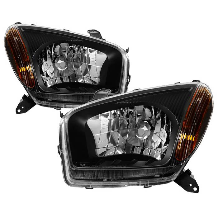 SPYDER xTune Toyota RAV4 2001-2003 OEM Style Headlights - Black HD-JH-TRAV4-AM-BK 9035999