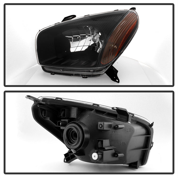 SPYDER xTune Toyota RAV4 2001-2003 OEM Style Headlights - Black HD-JH-TRAV4-AM-BK 9035999