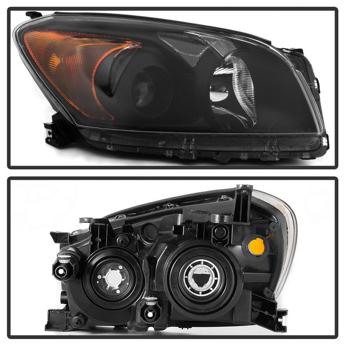 SPYDER xTune 09-12 Toyota RAV4 OEM Style Headlights - Black (HD-JH-TRAV409-AM-BK) 9040740