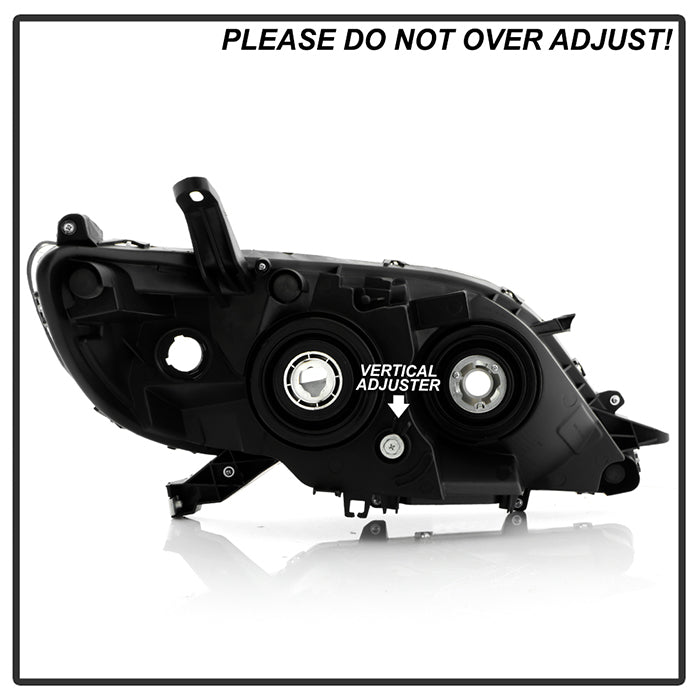 SPYDER xTune 11-16 Toyota Sienna (w/o Running Lights) Halogen Headlight - OEM Left (HD-JH-TSIE11-OEC-L) 9039645