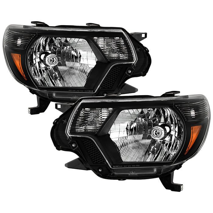 SPYDER Xtune Toyota Tacoma 2012-2015 OEM Style Headlights Black HD-JH-TTA12-AM-BK 9031069