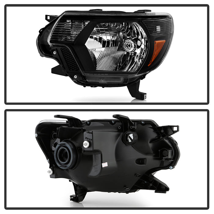 SPYDER Xtune Toyota Tacoma 2012-2015 OEM Style Headlights Black HD-JH-TTA12-AM-BK 9031069