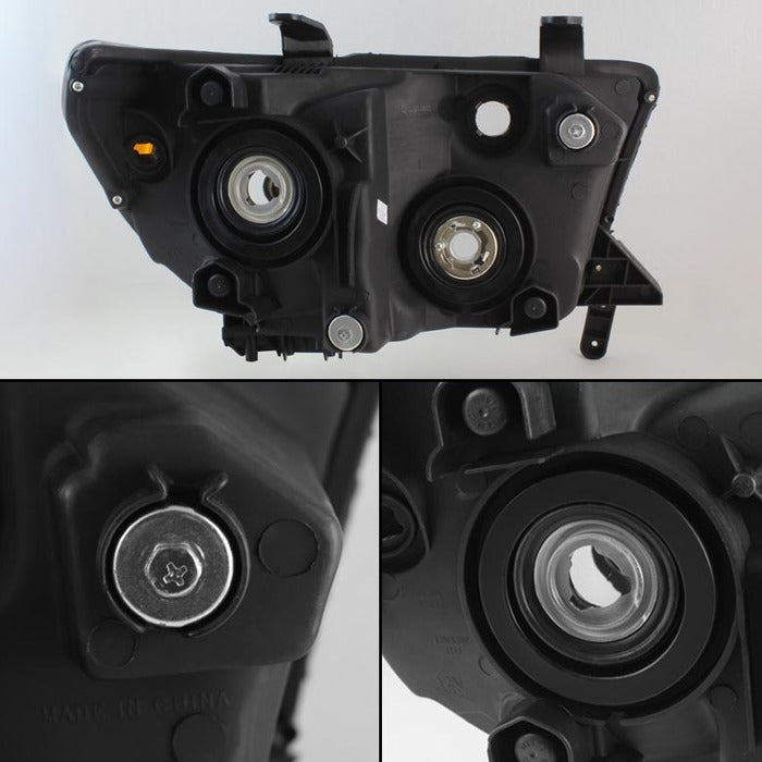 SPYDER Xtune Toyota Tundra 07-13 / Toyota Sequoia 08-13 OEM Style Headlights Black HD-JH-TTU07-AM-BK 5077127