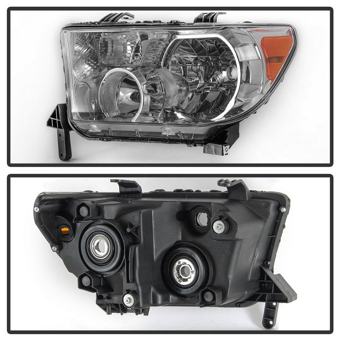SPYDER xTune 07-13 Toyota Tundra (w/o Headlight Washer) Headlight - OEM Left (HD-JH-TTU07-OE-L) 9042263
