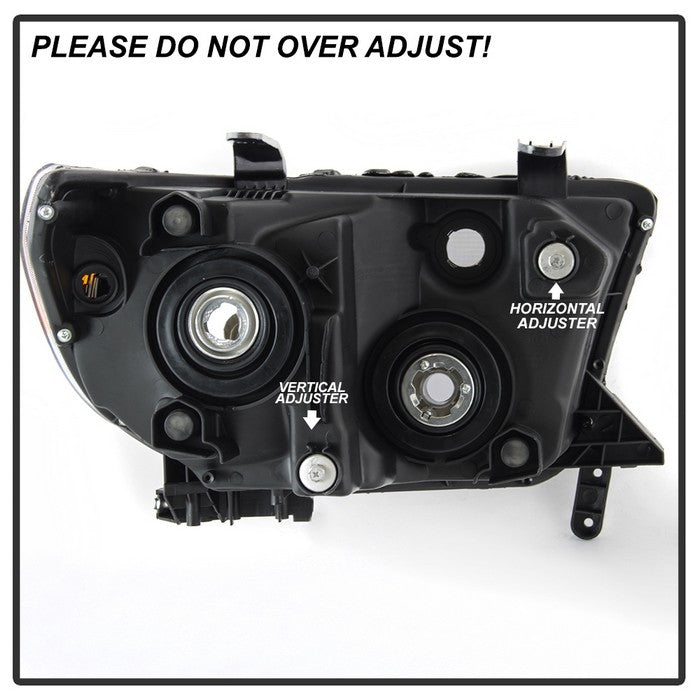 SPYDER xTune 07-13 Toyota Tundra (w/o Headlight Washer) Headlight - OEM Left (HD-JH-TTU07-OE-L) 9042263