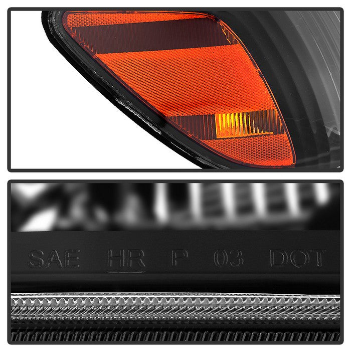 SPYDER Xtune Toyota Tundra Double Cab 05-06 OEM Style Headlights & Corner Lights Black HD-JH-TTUN05-AM-BK 9034336