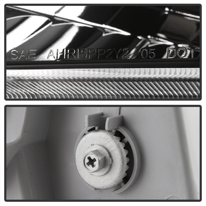 SPYDER xTune Toyota Yaris Sedan 06-12 OEM Style Headlights - Black HD-JH-TYA06-AM-BK 9036040
