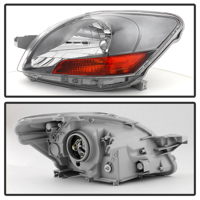 SPYDER xTune Toyota Yaris Sedan 06-12 Driver Side Headlight -OEM Left HD-JH-TYA06-OE-L 9036057