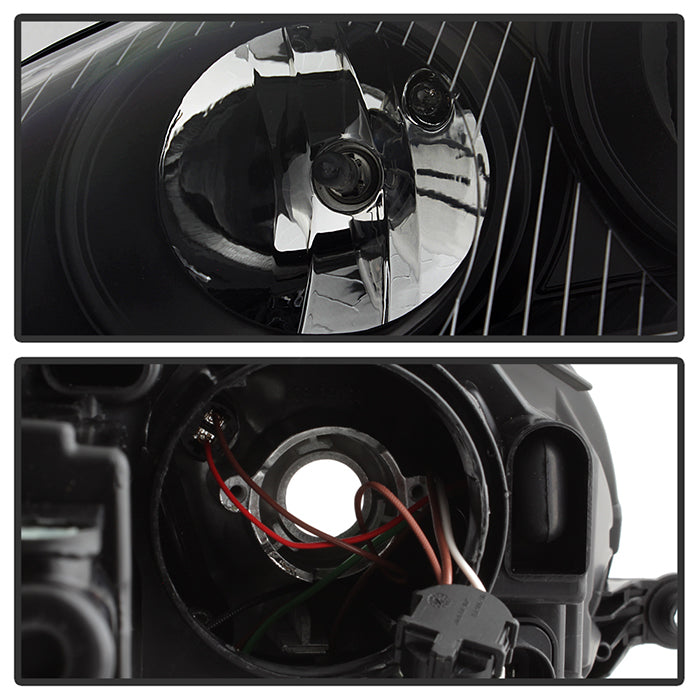 SPYDER xTune Volkswagen Golf 06-09 OEM Style Headlights Black - OEM Black HD-JH-VJ06-BK 9039966