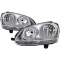 SPYDER xTune 06-09 Volkswagen Golf (Halogen Only) OEM Style Headlights - Chrome HD-JH-VJ06-C 9043451