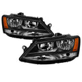 SPYDER Xtune Volkswagen Jetta 11-14 Amber Crystal Headlights Black HD-JH-VJ11-AM-BK 5075796