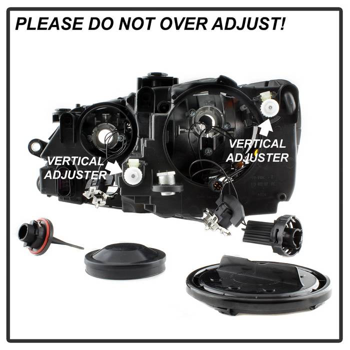 SPYDER Xtune Volkswagen Jetta 11-14 Amber Crystal Headlights Black HD-JH-VJ11-AM-BK 5075796