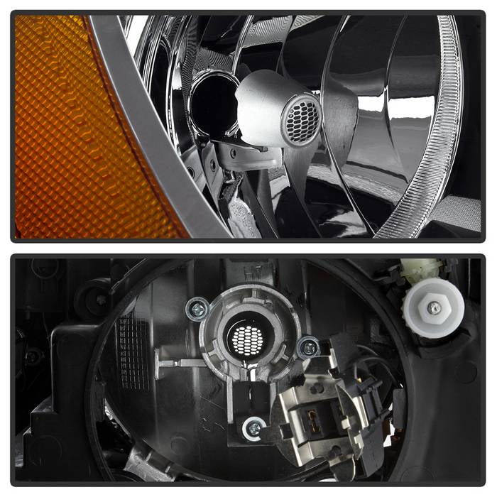 SPYDER xTune 11-18 Volkswagen Jetta Sedan OEM Style Halogen Headlights - Chrome (HD-JH-VJ11-AM-C) 9042348