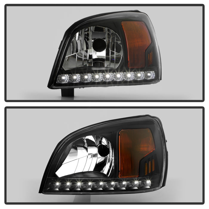 SPYDER xTune 00-05 Cadillac Deville Crystal Headlights - Black (HD-ON-CADDEV00-BK) 9040368