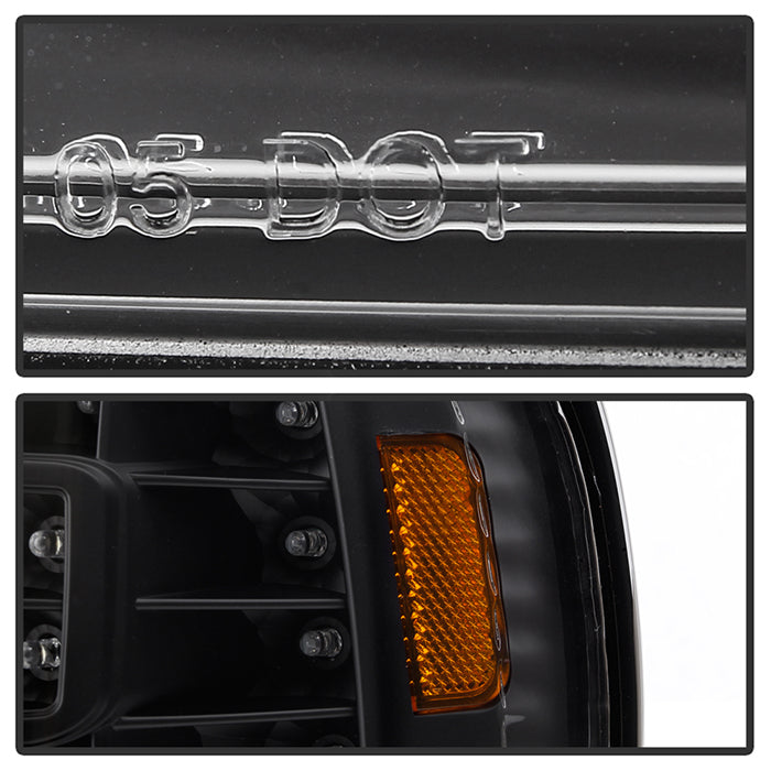 SPYDER Xtune Ford F150 97-03 Crystal Headlights w/ Clear LED Corners Black HD-ON-FF15097-LED-SET-BK 5014184