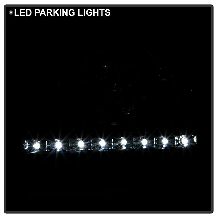 SPYDER Xtune Toyota Tacoma 01-04 1 Piece w/ Black Trim Corner Crystal Headlights HD-ON-TT01-1PC-LED-C 5056344