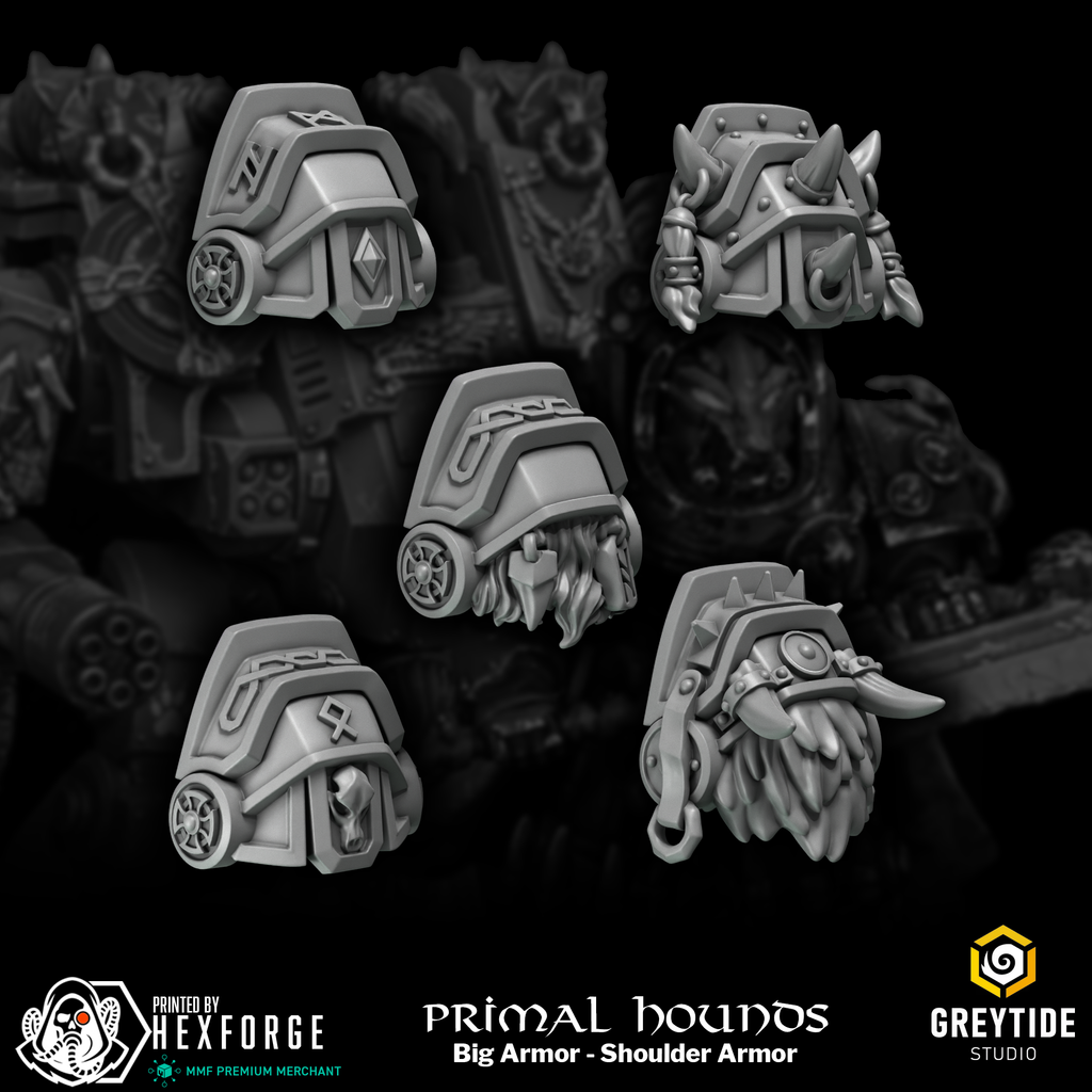 Primal Hounds - Big Armor - Shoulder Armor
