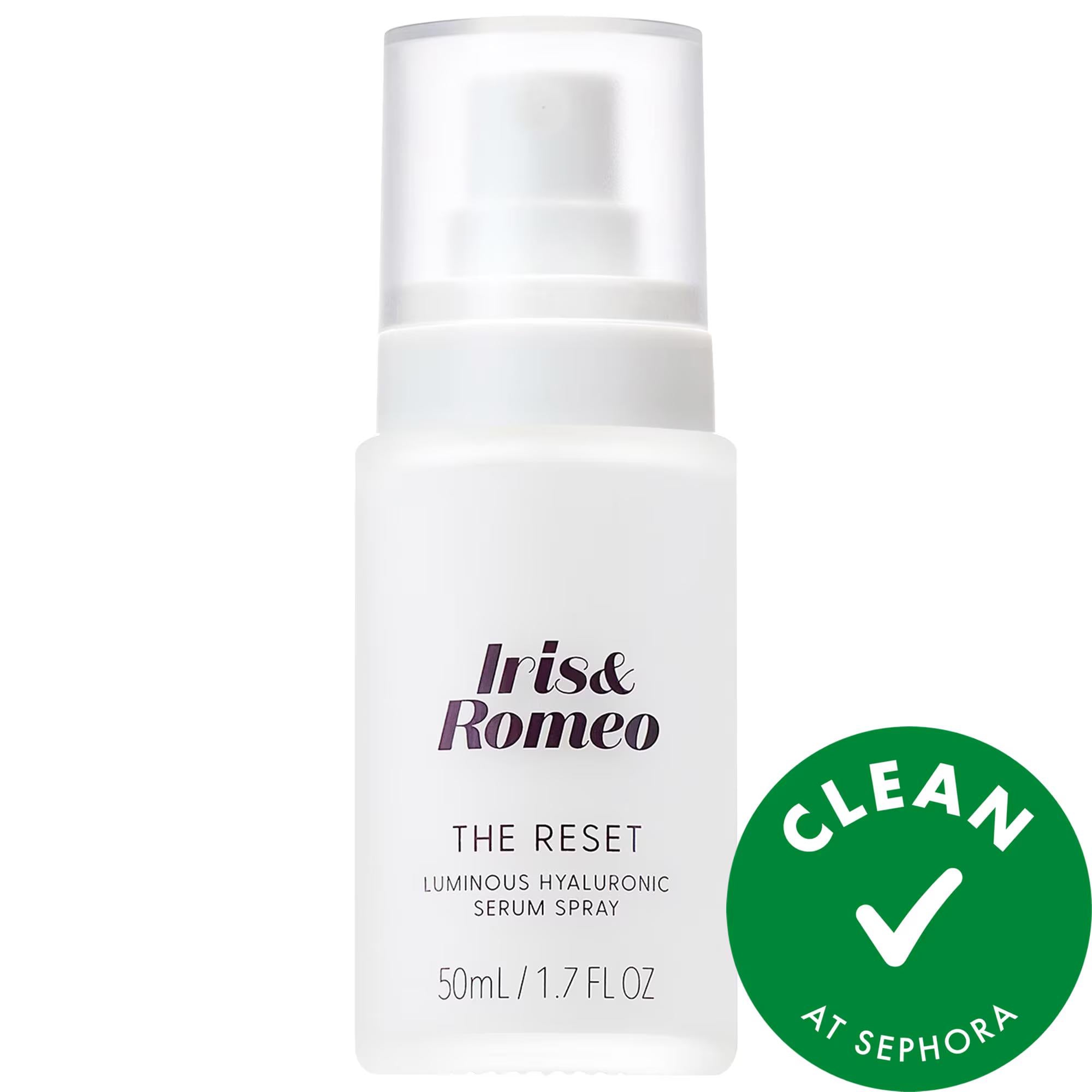 Mini The Reset Luminous Hyaluronic Acid & Niacinamide Serum Spray: Hydrate, Plump & Glow | Vegan, Cruelty-Free