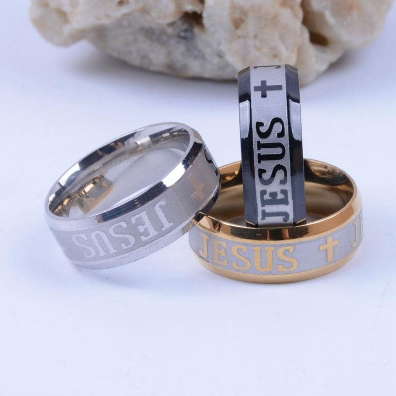 Unique Jesus Cross Ring