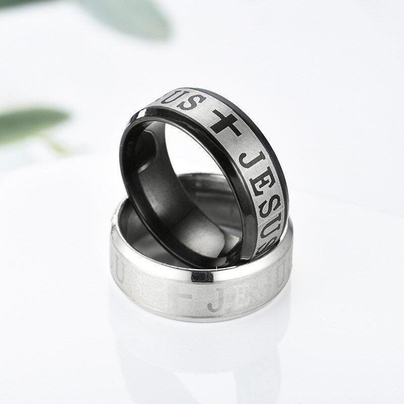 Unique Jesus Cross Ring