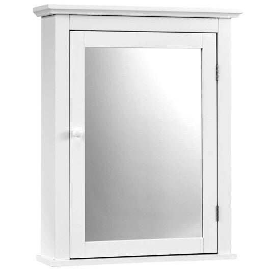 Bathroom Wall Mounted Storage Mirror Medicine Cabinet