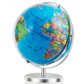 13 Inch Illuminated World Globe 720 Rotating Map with LED Light
