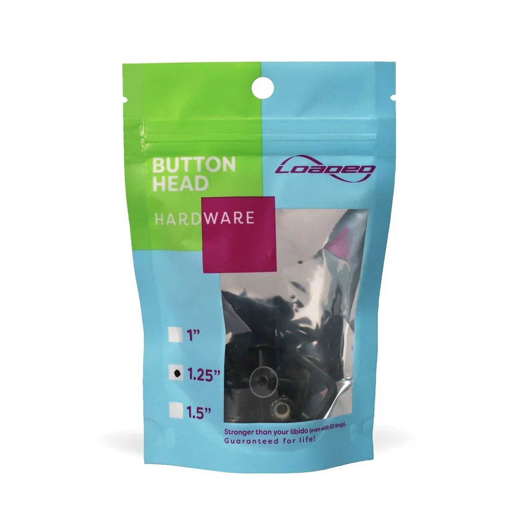 Loaded Button Head Hardware - 1.25″ (Set of 8)